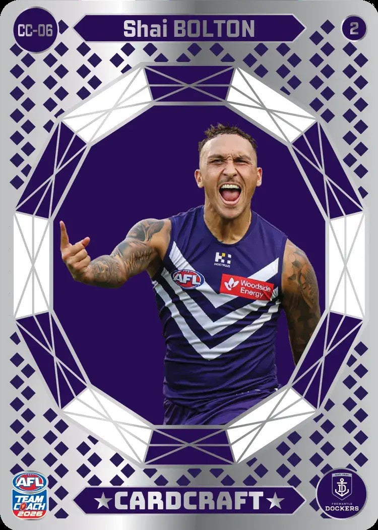 Shai Bolton, CC-06-2, Card Craft, 2026 Teamcoach AFL