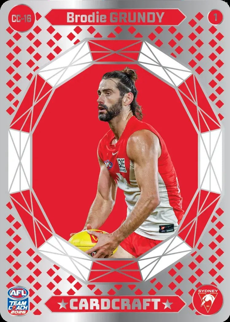 Brodie Grundy, CC-16-1, Card Craft, 2026 Teamcoach AFL
