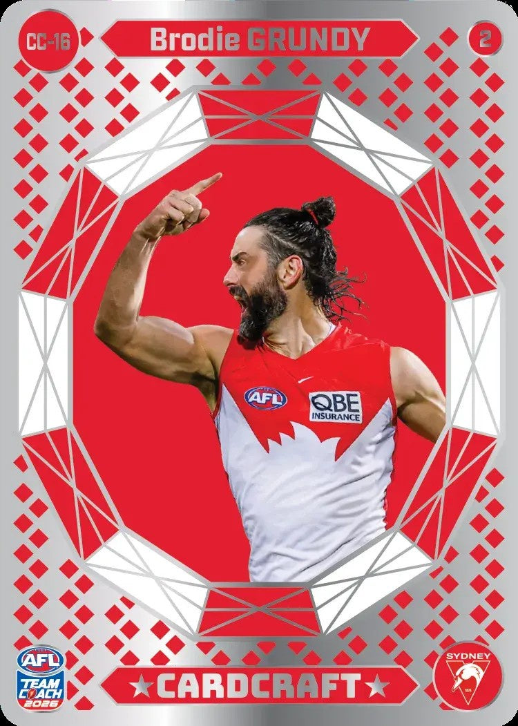 Brodie Grundy, CC-16-2, Card Craft, 2026 Teamcoach AFL
