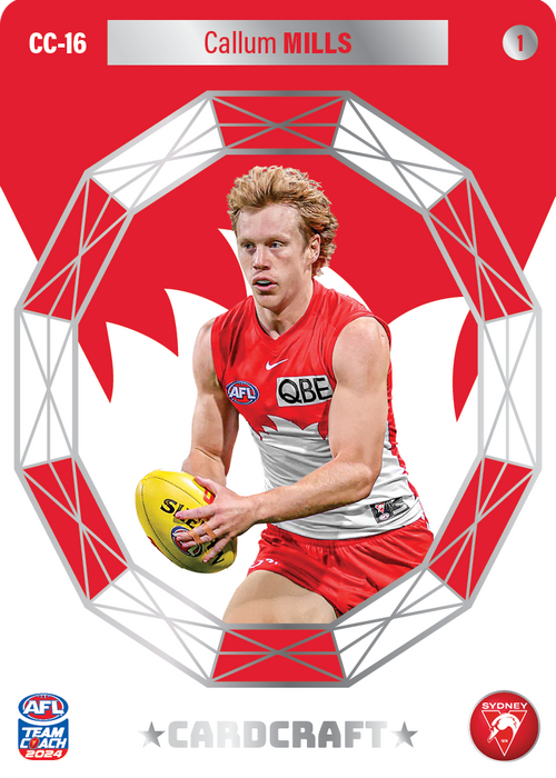 Callum Mills, CC-16-1, Card Craft, 2024 Teamcoach AFL