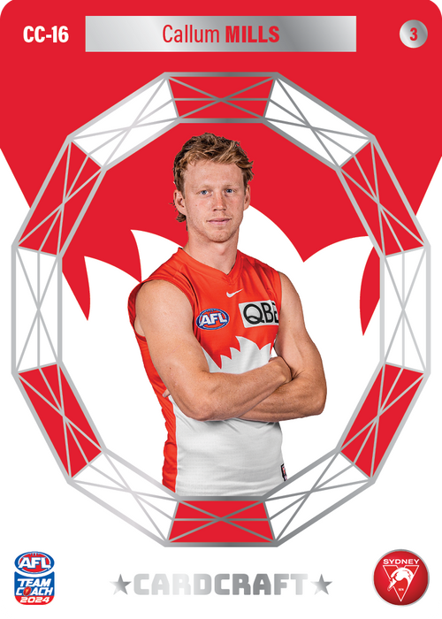 Callum Mills, CC-16-3, Card Craft, 2024 Teamcoach AFL