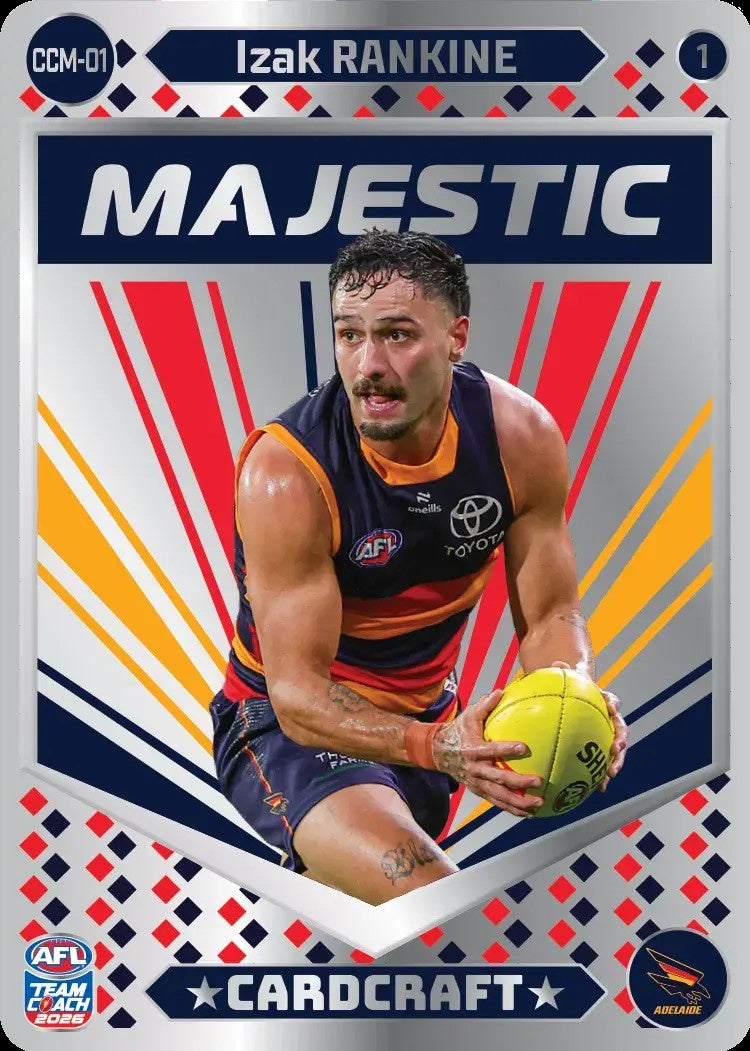 Izak Rankine, CCM-01-1, Majestic Card Craft, 2026 Teamcoach AFL