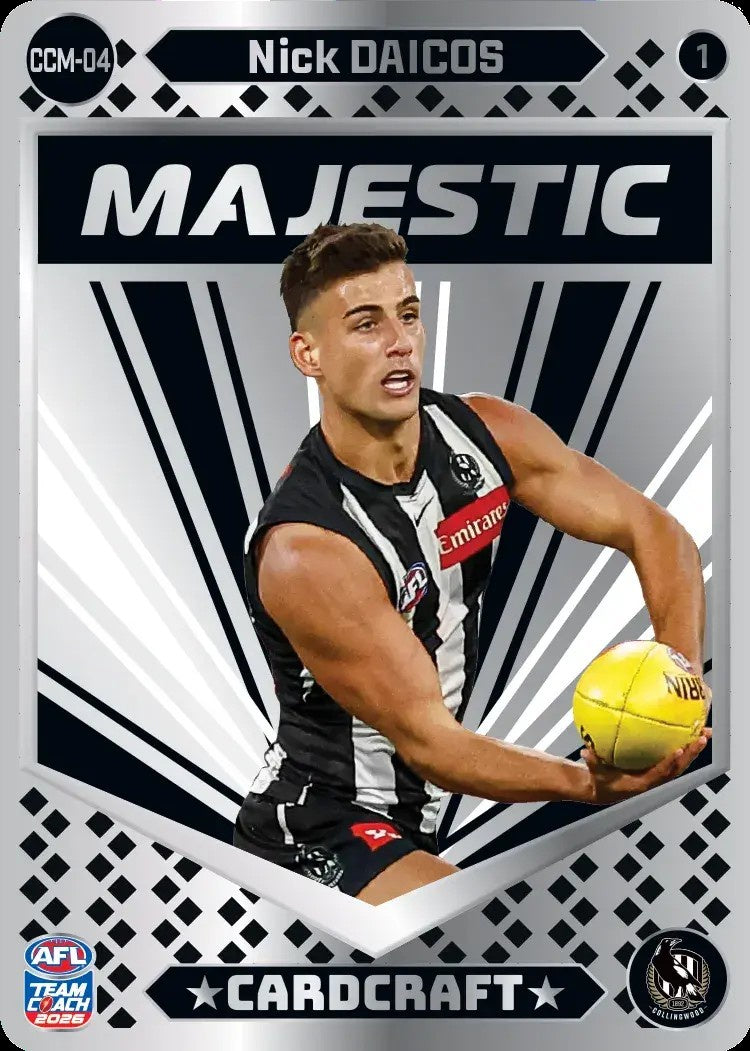 Nick Daicos, CCM-04-1, Majestic Card Craft, 2026 Teamcoach AFL