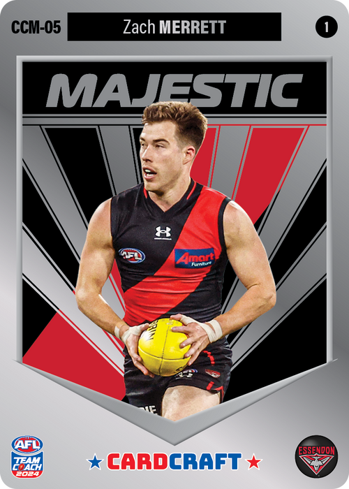Zach Merrett, CCM-05-1, Majestic Card Craft, 2024 Teamcoach AFL