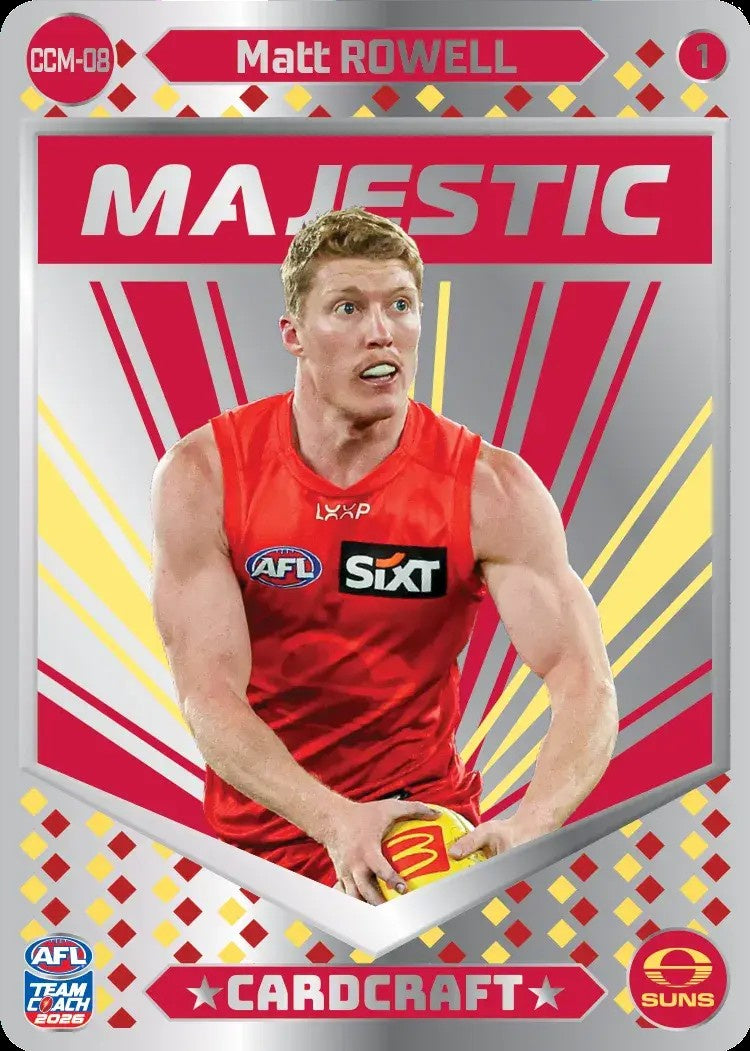 Matt Rowell, CCM-08-1, Majestic Card Craft, 2026 Teamcoach AFL