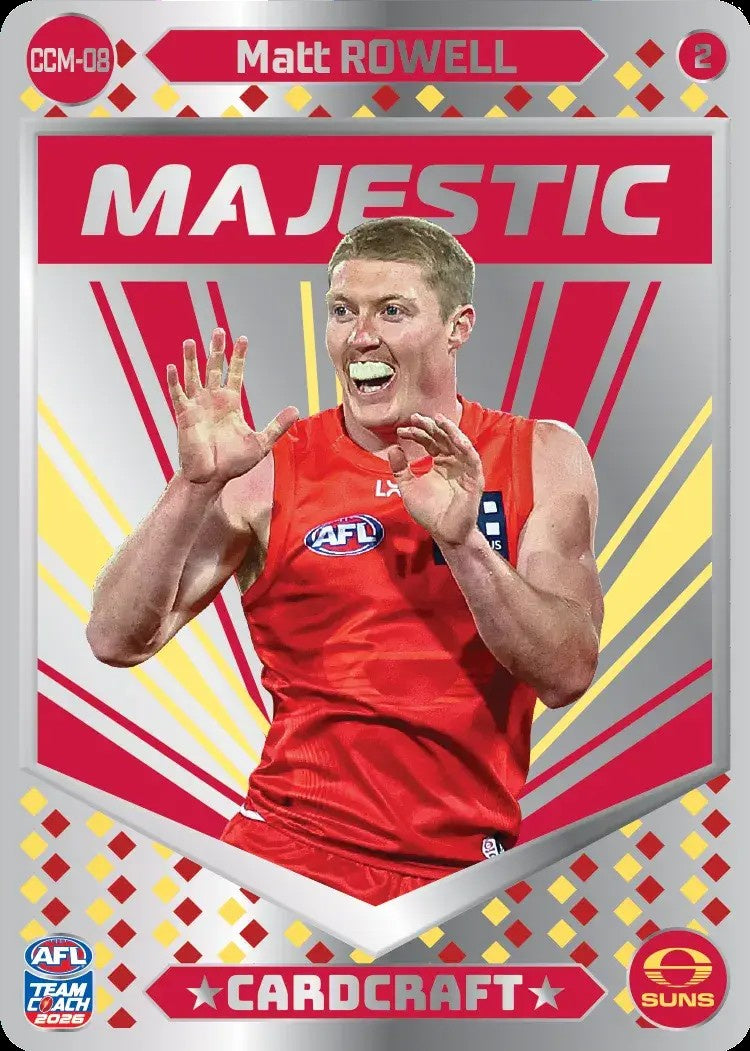 Matt Rowell, CCM-08-2, Majestic Card Craft, 2026 Teamcoach AFL