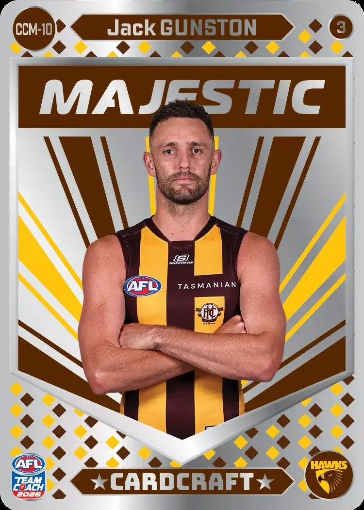 Jack Gunston, CCM-10-3, Majestic Card Craft, 2026 Teamcoach AFL