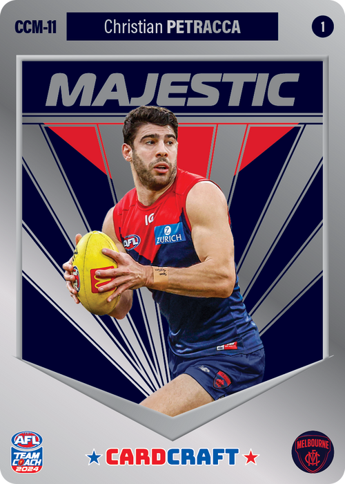 Christian Petracca, CCM-11-1, Majestic Card Craft, 2024 Teamcoach AFL