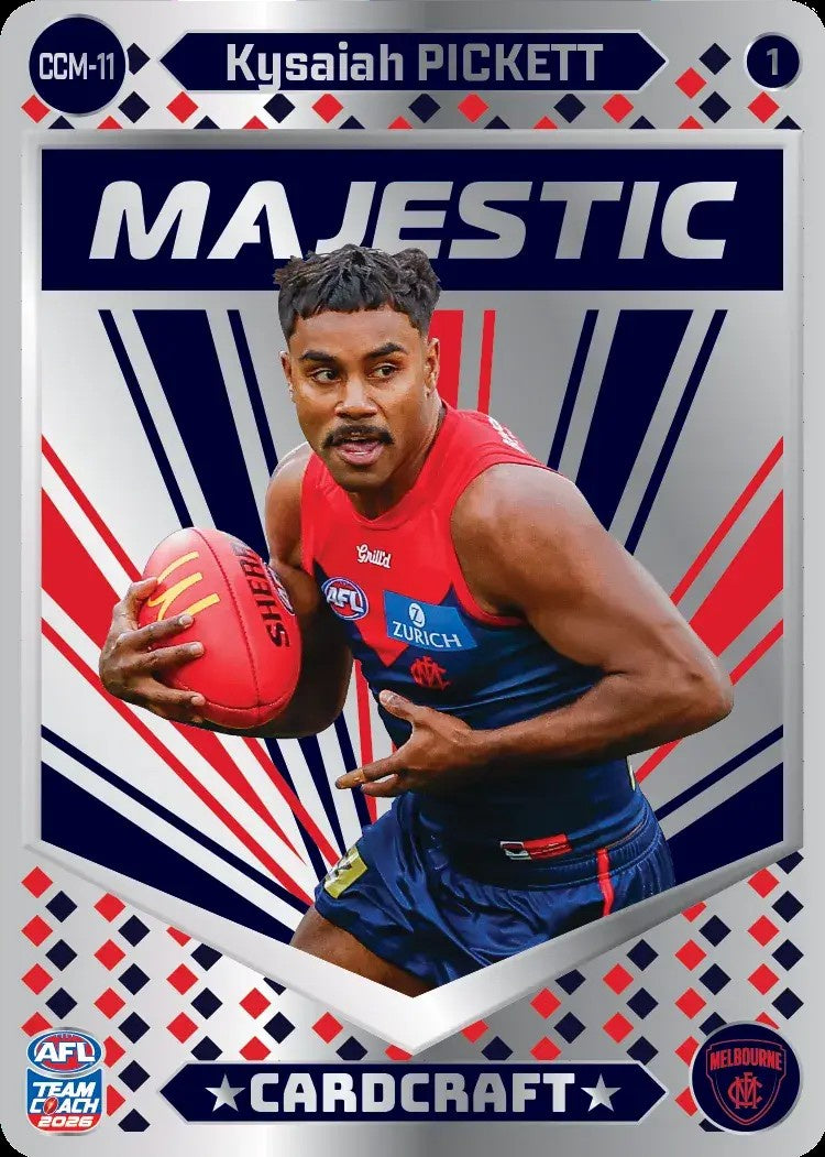 Kysaiah Pickett, CCM-11-1, Majestic Card Craft, 2026 Teamcoach AFL