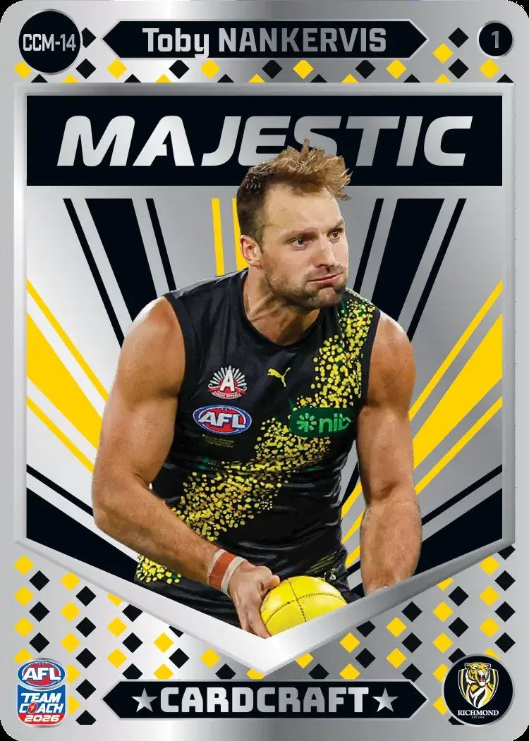 Toby Nankervis, CCM-14-1, Majestic Card Craft, 2026 Teamcoach AFL