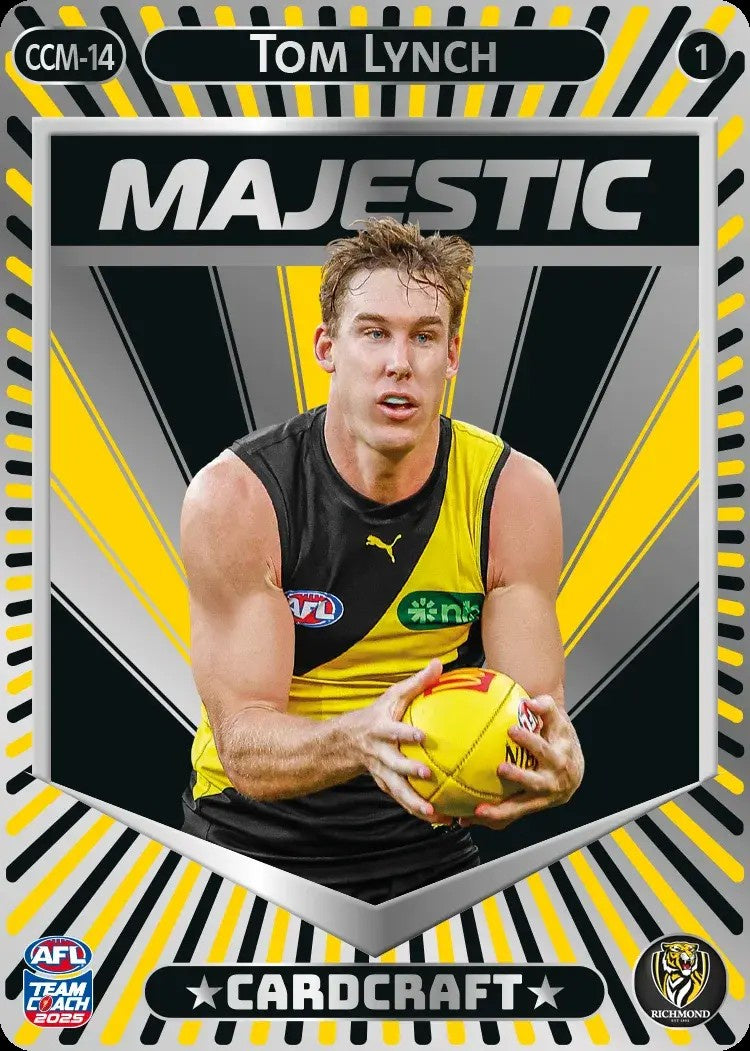Tom Lynch, CCM-14-1, Majestic Card Craft, 2025 Teamcoach AFL