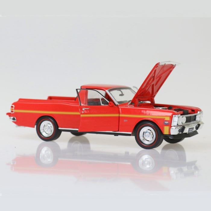 Red 1970 Ford XW GTHO Ford Ute, 1:24 Scale Diecast