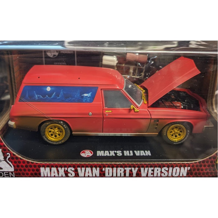 Dirty CHASE Version: Max's 1975 Holden HJ Sandman Panelvan, 1:24 Scale Diecast Car