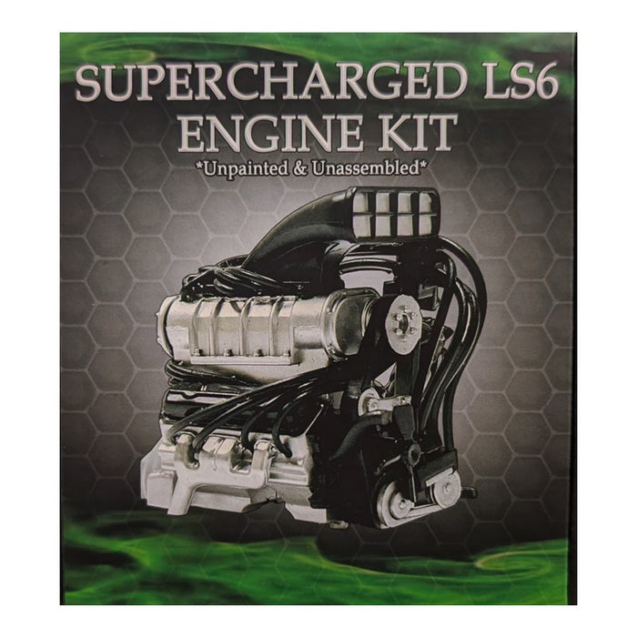 LC/LJ Supercharged L.S Torana Engine, 1:24 Scale Plastic Model Kit