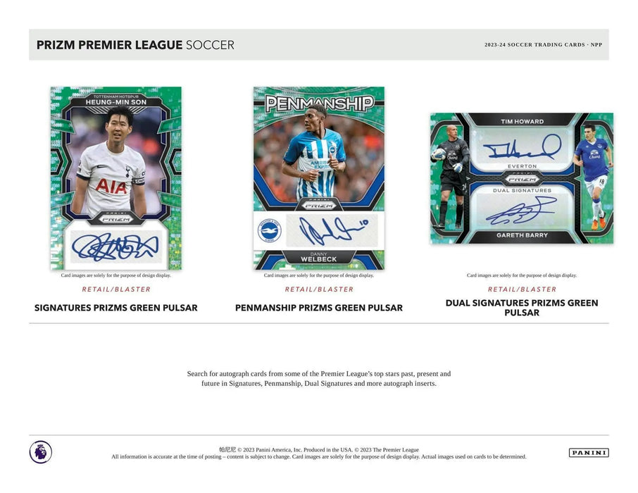 2023-24 Panini Prizm Premier League EPL Soccer Retail Box