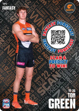 2026 Teamcoach AFL Fantasy Forecast - Cards 1 to 72 - Pick Your Card