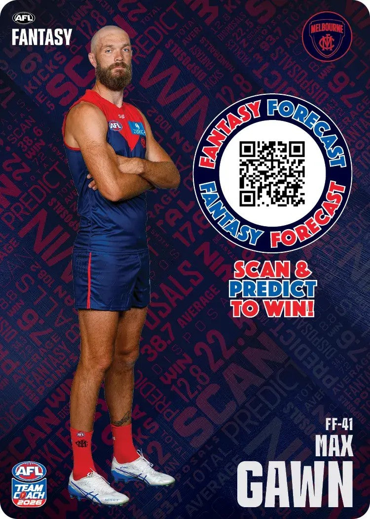 2026 Teamcoach AFL Fantasy Forecast - Cards 1 to 72 - Pick Your Card