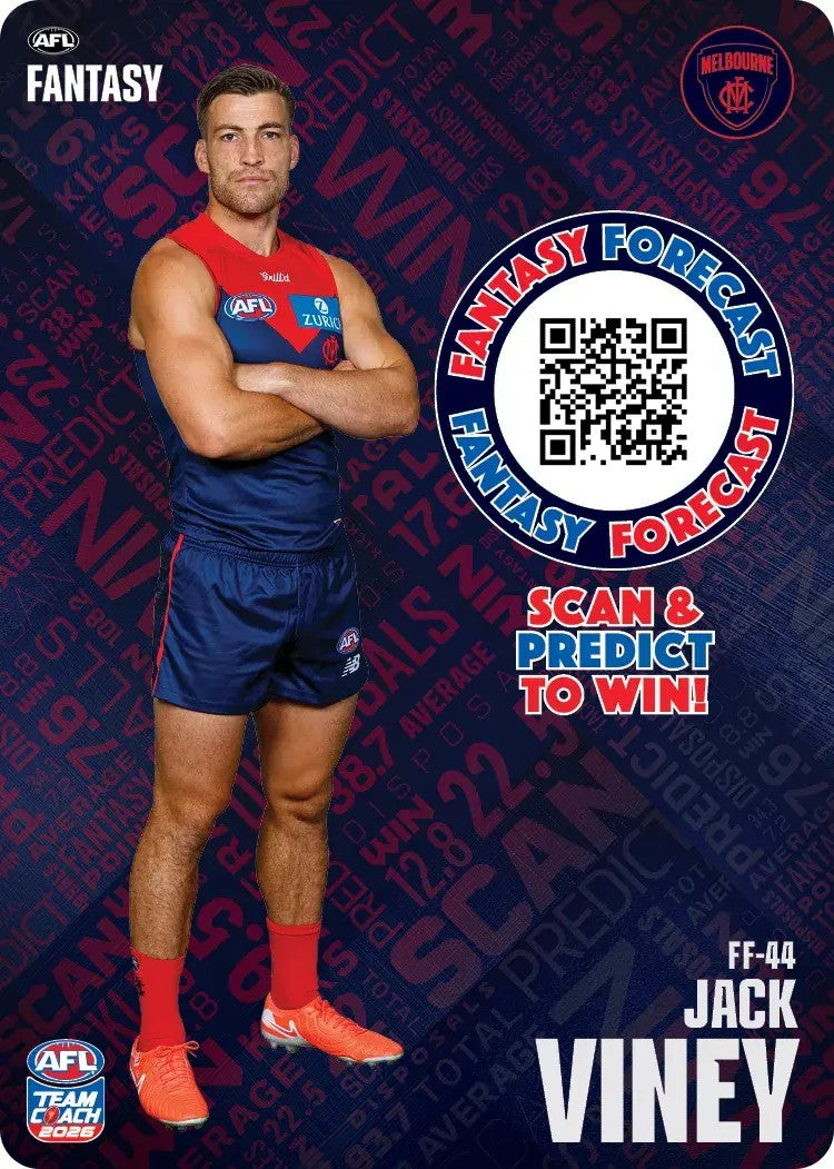 2026 Teamcoach AFL Fantasy Forecast - Cards 1 to 72 - Pick Your Card
