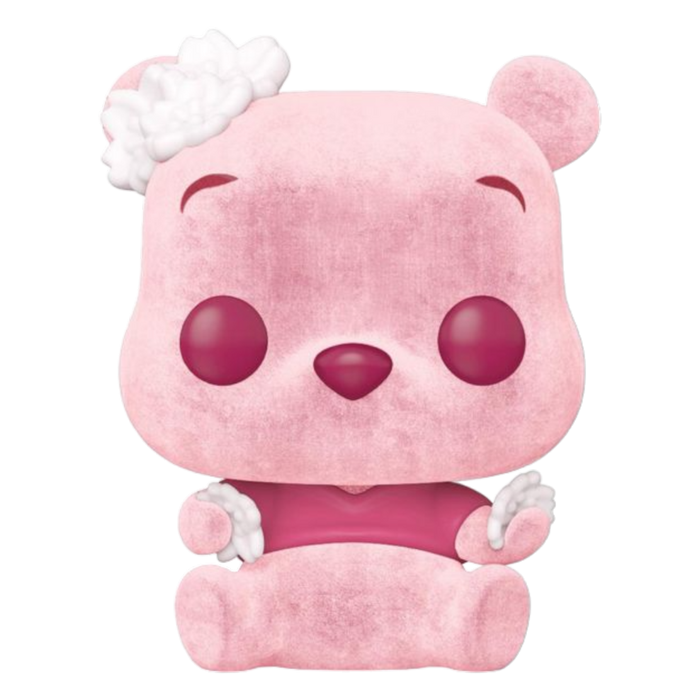 Winnie the Pooh - Cherry Blossom Winnie the Pooh Flocked US Exclusive Pop! Vinyl [RS]