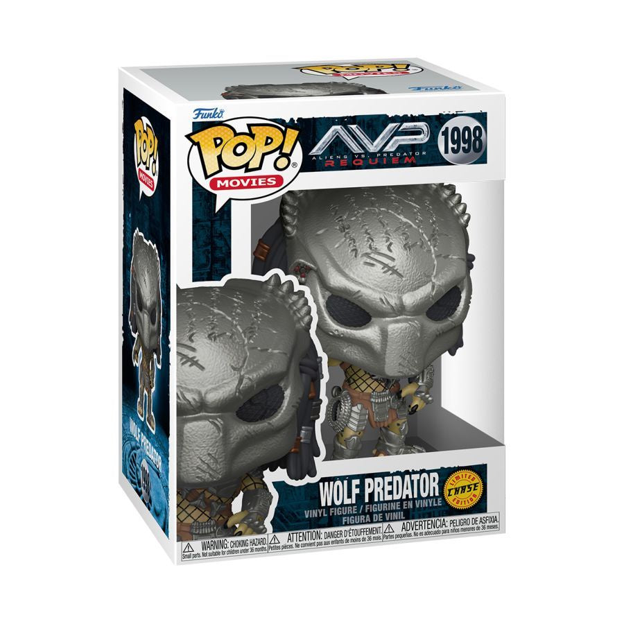 CHASE VERSION: Alien Vs Predator: Requiem – Wolf Predator Pop! Vinyl