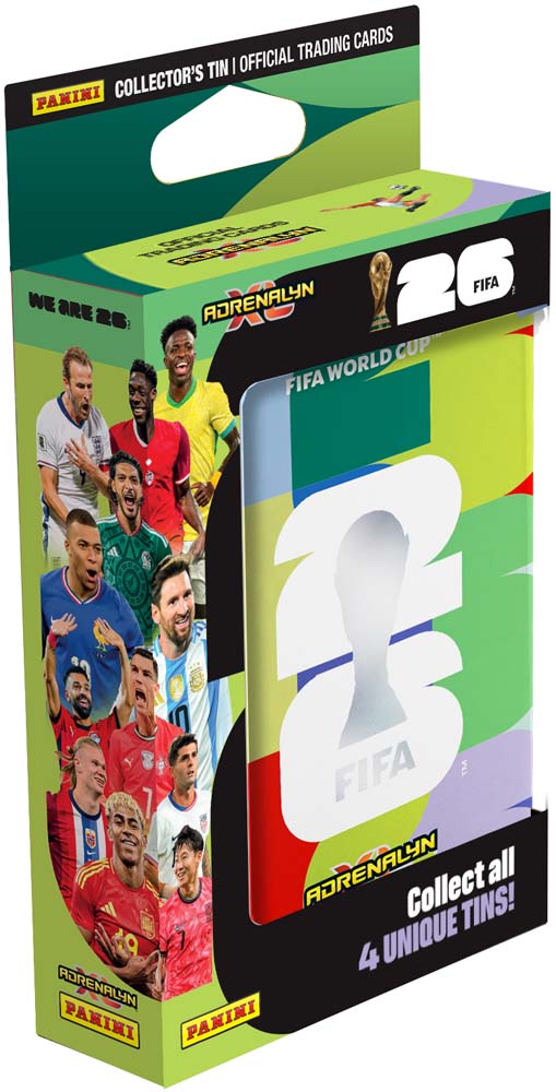 2026 Panini Adrenalyn XL, FIFA World Cup Card Pocket Tin