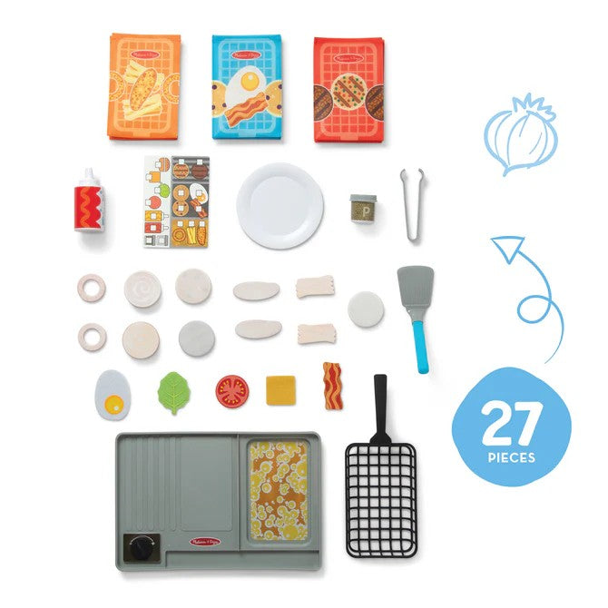 Melissa & Doug - Water WOW! Flip & Fry Grill Play Set