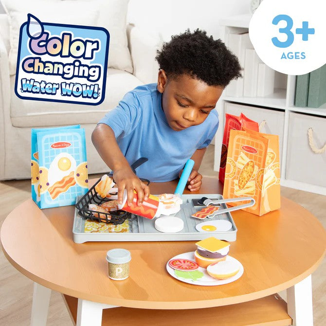 Melissa & Doug - Water WOW! Flip & Fry Grill Play Set