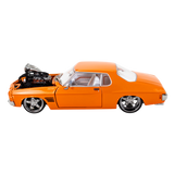 Orange Supercharged 2 Door Holden HQ, 1:24 Scale Diecast