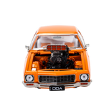 Orange Supercharged 2 Door Holden HQ, 1:24 Scale Diecast