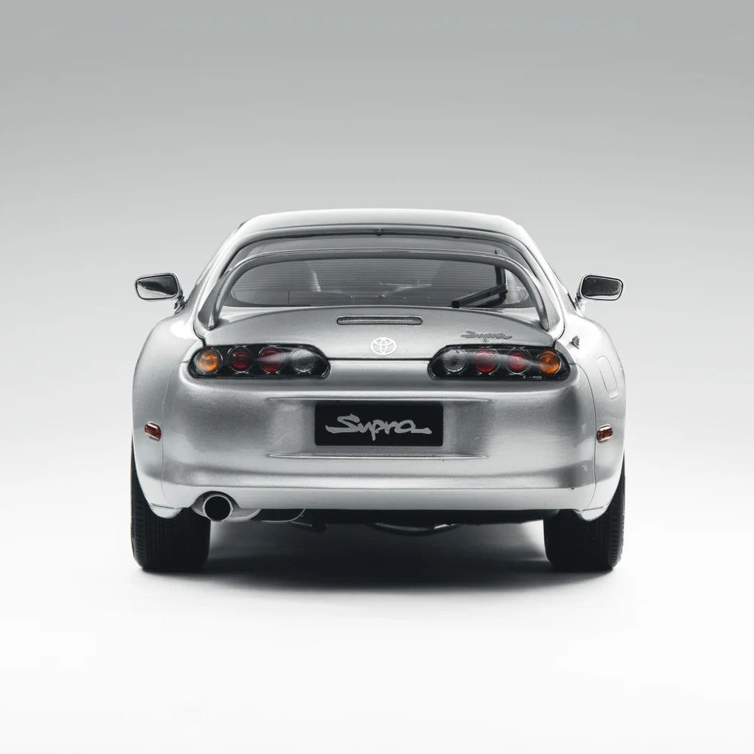 TOYOTA Supra (A80) Silver RHD, 1:18 Scale Diecast Car