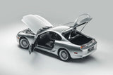 TOYOTA Supra (A80) Silver RHD, 1:18 Scale Diecast Car