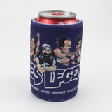 Carlton Blues Player Legends Caricature Stubby Holders. Art by HarvTime.