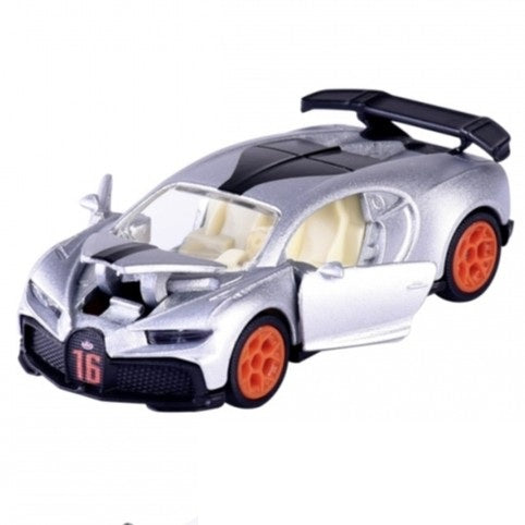 Bugatti Chiron Pur Sport - Silver, Majorette - Deluxe Car, 1:64 Scale Diecast Car