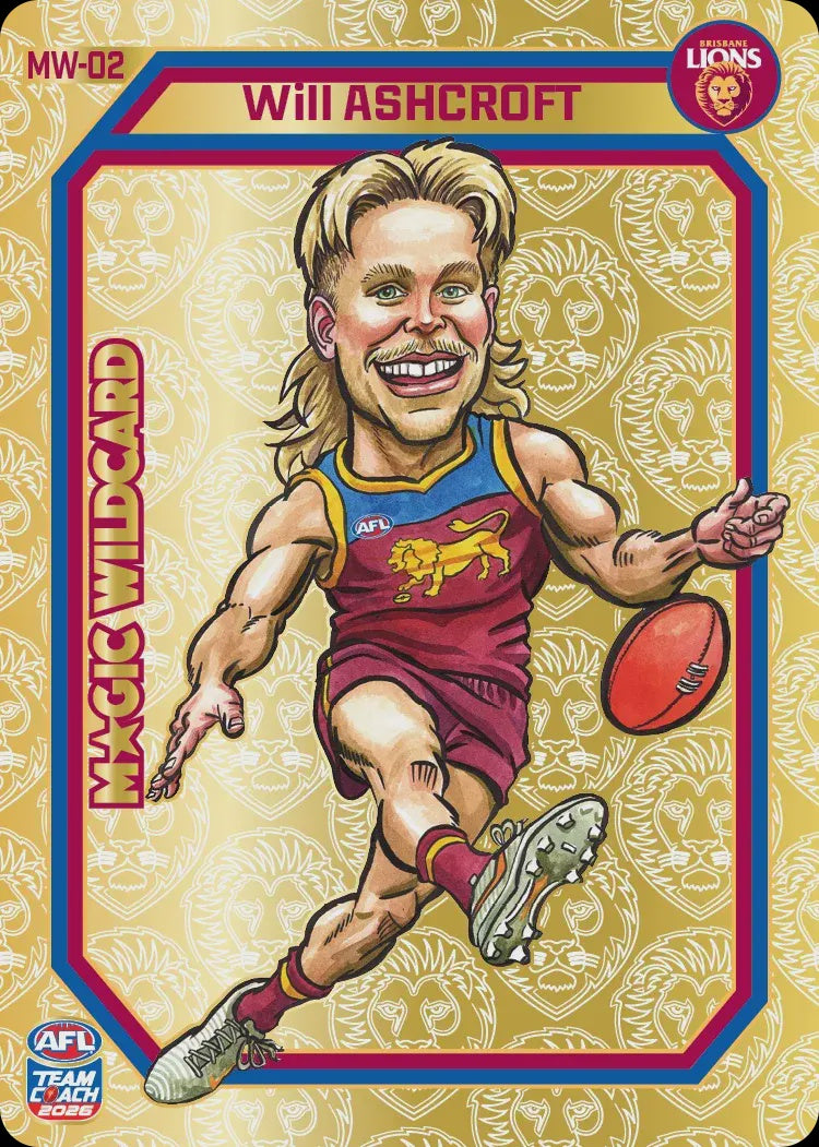 Will Ashcroft, GOLD Magic Wildcard, 2026 Teamcoach AFL