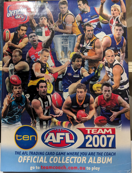 2007 Teamcoach AFL Set in Album