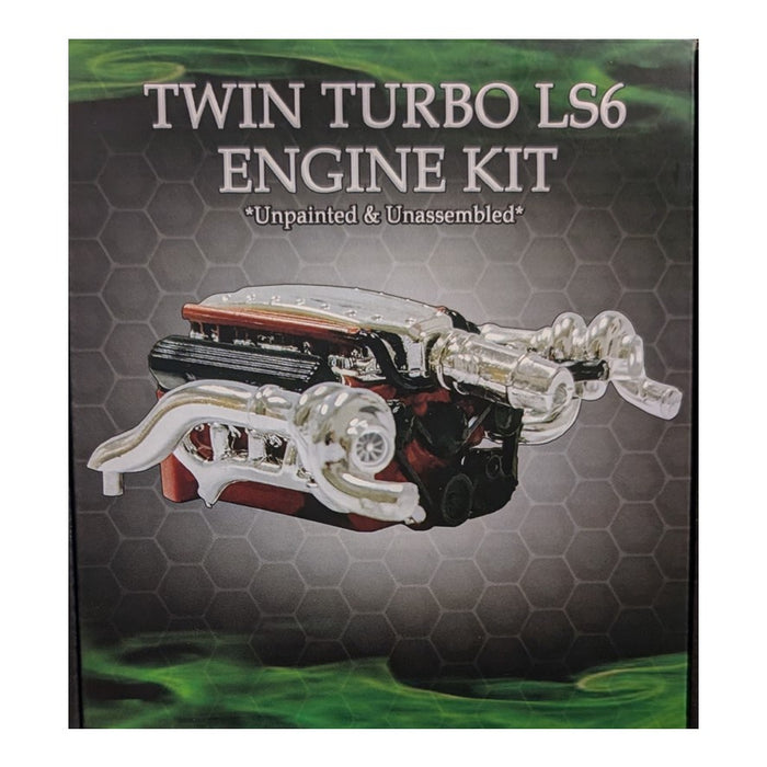 LC/LJ Twin Turbo L.S Torana Engine, 1:24 Scale Plastic Model Kit