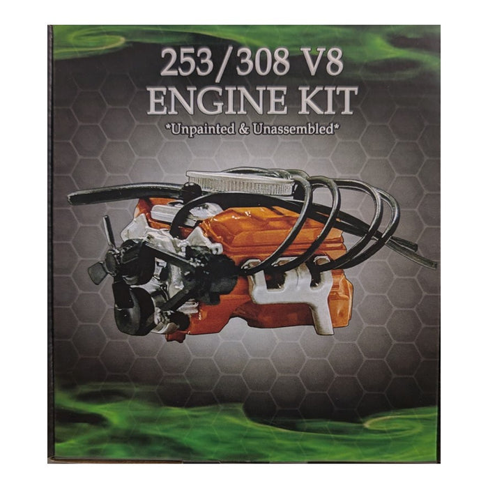 LC/LJ 253/308 V8 Engine, 1:24 Scale Plastic Model Kit