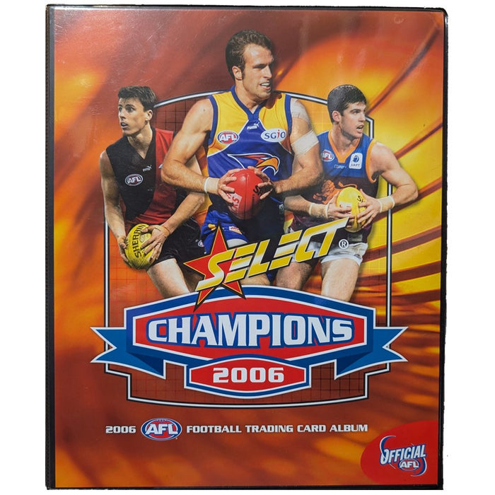 2006 Select AFL Champions Official Collector Album & 162 Card Set