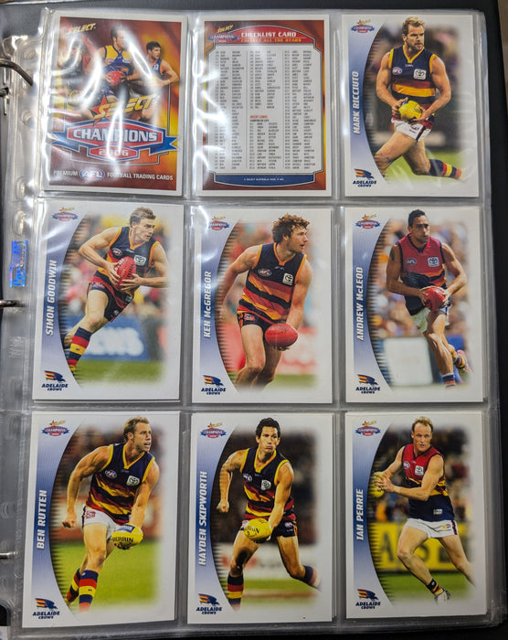 2006 Select AFL Champions Official Collector Album & 162 Card Set