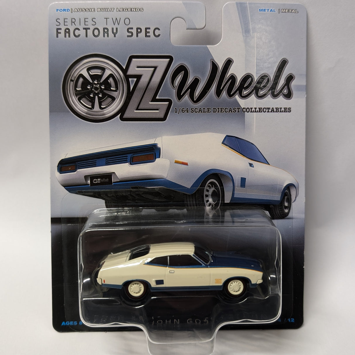 Ford XB John Goss Falcon, #4/12, Factory Spec, Oz Wheels Series 2, 1:64 Scale Diecast Car