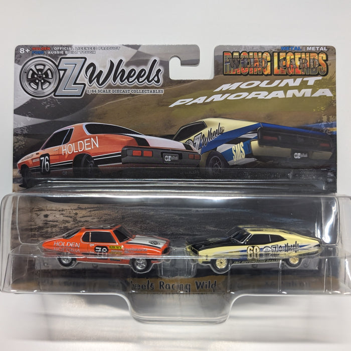 HQ Coupe & XA Falcon, Oz Wheels Bathurst Racing Legends, 1:64 Scale Diecast Car (MAX 2 per Customer)