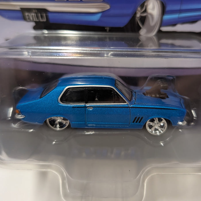 Oz Wheels - Evil LJ Holden Torana Premium in Protector, 1:64 Scale Diecast Car