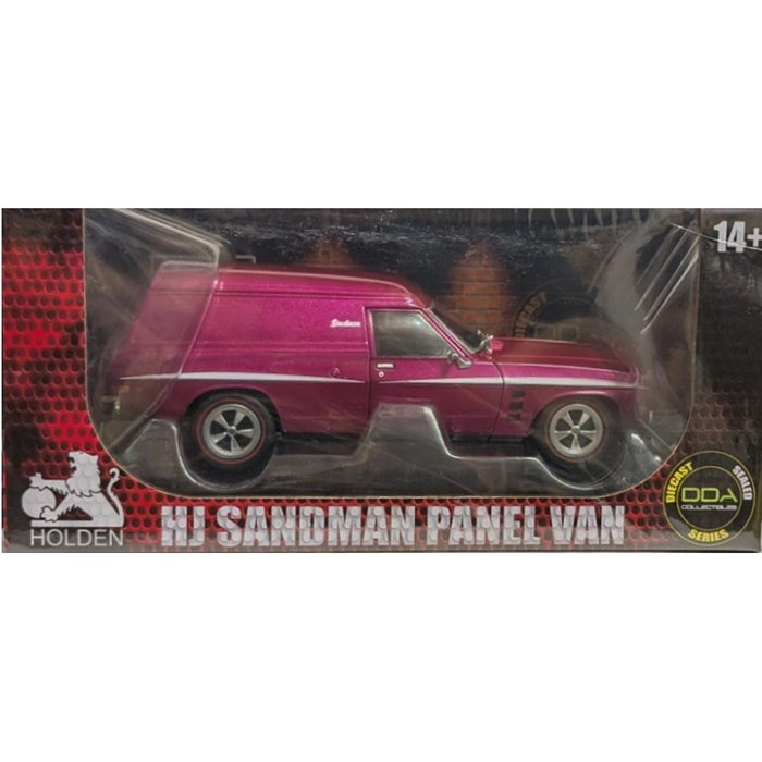 Sailors Delight (Purple) 1975 HJ Holden Sandman Panelvan, 1:24 Scale Diecast Car