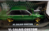 CHASE VERSION: Osiris Green Supercharged Holden VL Calais, 1:24 Scale Diecast Car