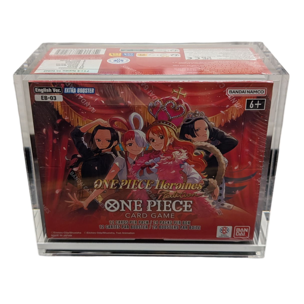 One Piece Booster Box Acrylic Display Case (OP-4 Onwards)