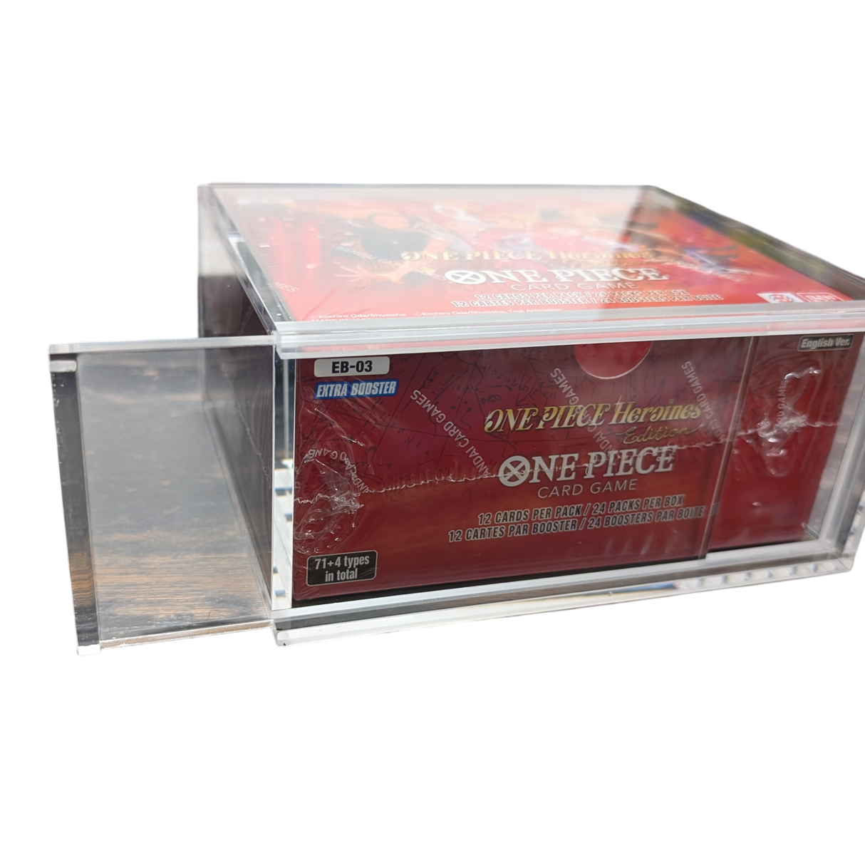 One Piece Booster Box Acrylic Display Case (OP-4 Onwards)