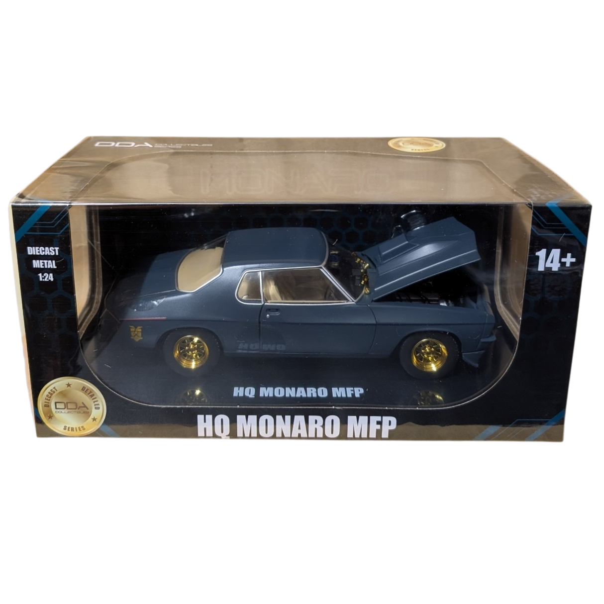 CHASE VERSION: Mad Max Holden Monaro HQ 350 MFP Pursuit Nightrider, 1:24 Scale Diecast