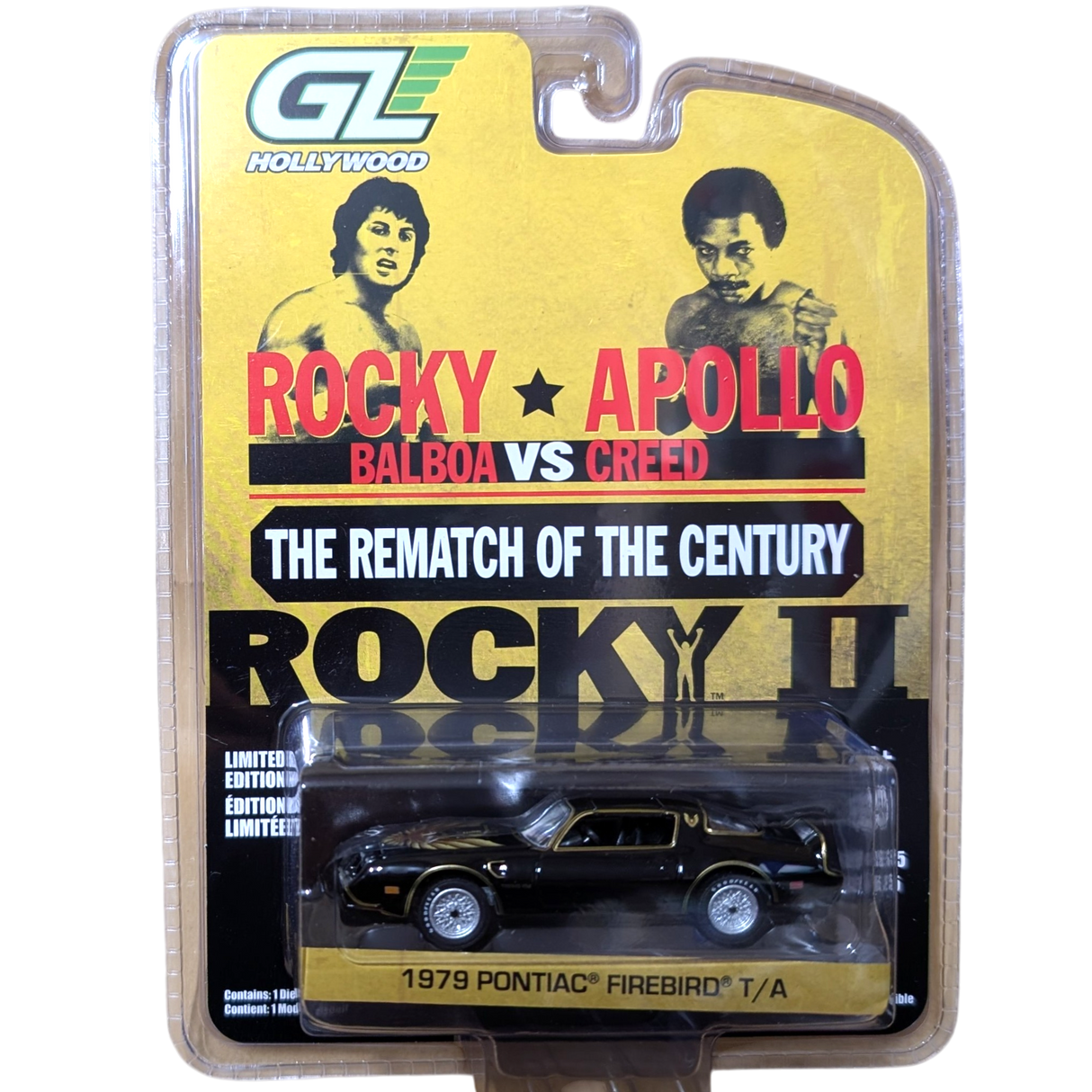 Rocky II, 1979 Pontiac Firebird T/A, 1:64 Scale Diecast Car