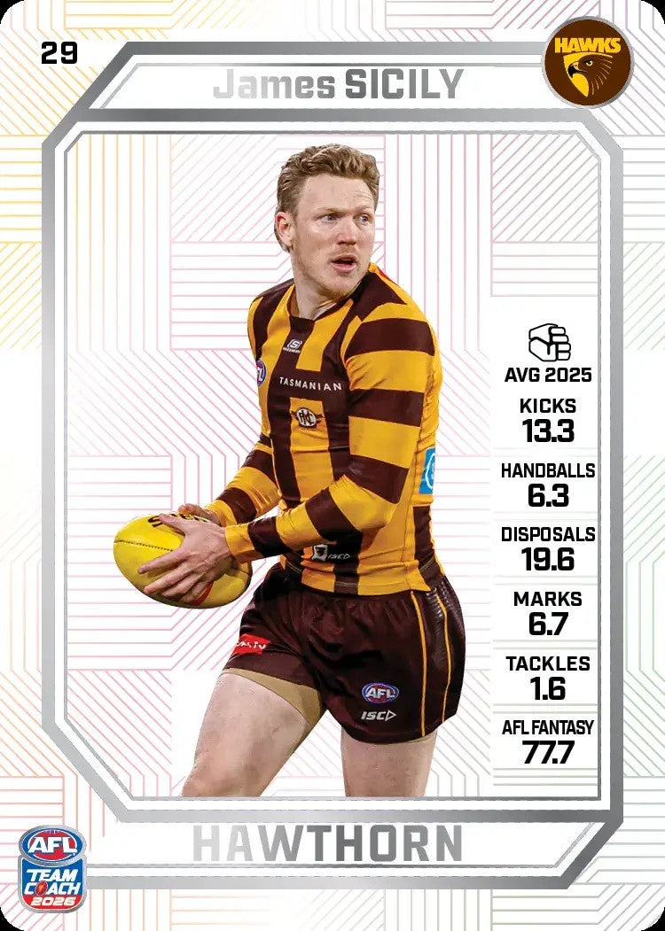 James Sicily, PEARL Parallel, 2026 Teamcoach AFL