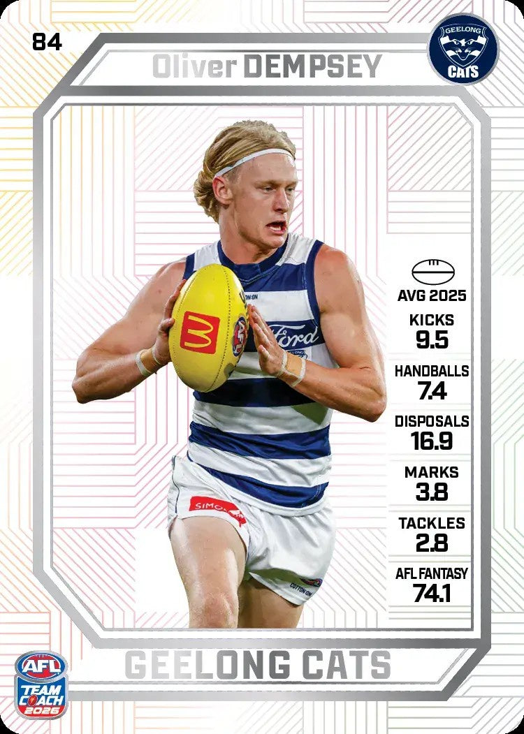 Oliver Dempsey, PEARL Parallel, 2026 Teamcoach AFL